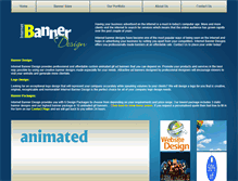 Tablet Screenshot of internetbannerdesign.com